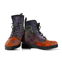 Mens Snake Bite- Hipster Bohemian Combat boots - MaWeePet- Art on Apparel