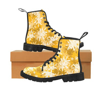 Naturals 5 -Combat boots , Festival, Combat, Vintage Hippie Lace up Boots - MaWeePet- Art on Apparel