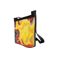 Tote, Crossbody Bags, Handbag, Purse -Swirl- - MaWeePet- Art on Apparel