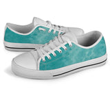 Sneakers-Ocean Break -Womans Low Top Canvas Sneakers, Cruise Fashion Shoes - MaWeePet- Art on Apparel