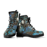 Mens Grunge Mushies - Lace up Ankle, Bohemian Combat boots  Boots, Combat boots - MaWeePet- Art on Apparel