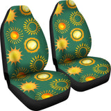 Car seat covers, Green Suns- Car Seat Covers - MaWeePet- Art on Apparel