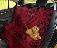 Auto Red- Pet Car Seat Covers- Fits most rear seats for cars, SUV, vans or trucks. - MaWeePet- Art on Apparel